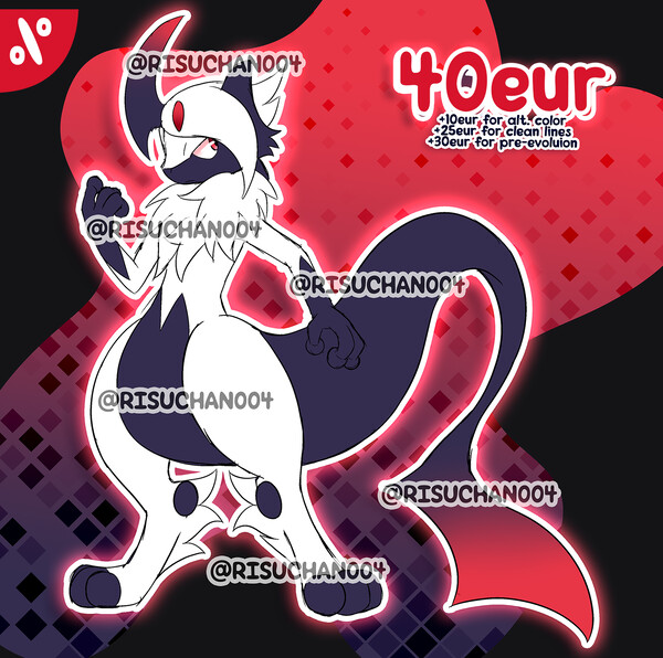 ✨ CLOSED - Mewtwo x Arceus x U. Necrozma ADOPT by risuchan004 -- Fur  Affinity [dot] net