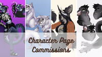 Character Page Commissions - CLOSED
