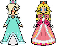Super Smash Bros. 4 Peach and Rosalina