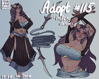 Adoptable auction #115 tiefling dancer