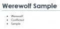 Werewolf Audio Sample