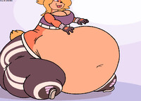 Fat Heavy Bottom Yoko Bandicoot.