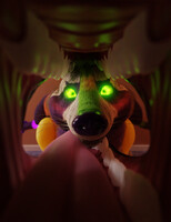 Raccoon for lunch 2