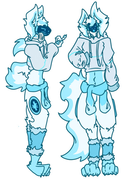 Slime pup Jayden v2 by JaydenTheProto -- Fur Affinity [dot] net