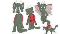 ladybug cat ref sheet (2/?)