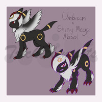 Shiny Mega Absol x Umbreon Fusion (P)