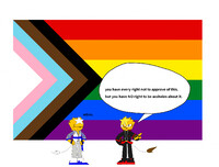 Noki and Rash message about the pride month