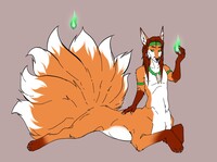 [Not my art] Kitsune Rawca (Art by Freyastic)