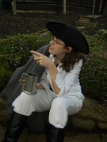 "'Ere lad, get your hands off that woman!...