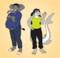 Zuberi + Esme (Commission)