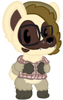 A GreyWhite Badger!