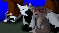 A Family of Cats Chilling