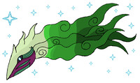 Crimson ghastly spirit monster (Crimsast) shiny