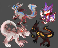 Digimons Batch27: setprice 0/4 OPEN by pikachim -- Fur Affinity