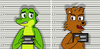 Croc and Bert Mugshot