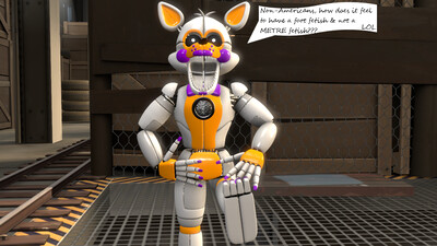 Lolbit and Pink Freddy by SpeedWorker -- Fur Affinity [dot] net