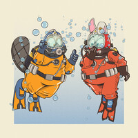 [Comm] Test Dive With Helmet (Drysuit Version)