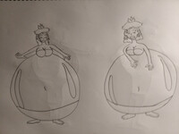 Peach and Daisy do second Black Magic inflation part 6