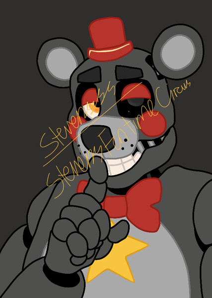 shhh, it will be over soon- fnaf 6 lefty furry by blanktubed -- Fur  Affinity [dot] net