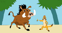 Toon June Day 12 Timon And Pumbaa