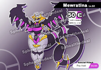 [SOLD] Mewtwo x Giratina Fusion ADOPT!