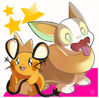 Yamper and Dedenne