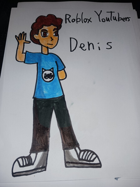 DIY Roblox Denis From Scratch, Roblox Papercraft Denis