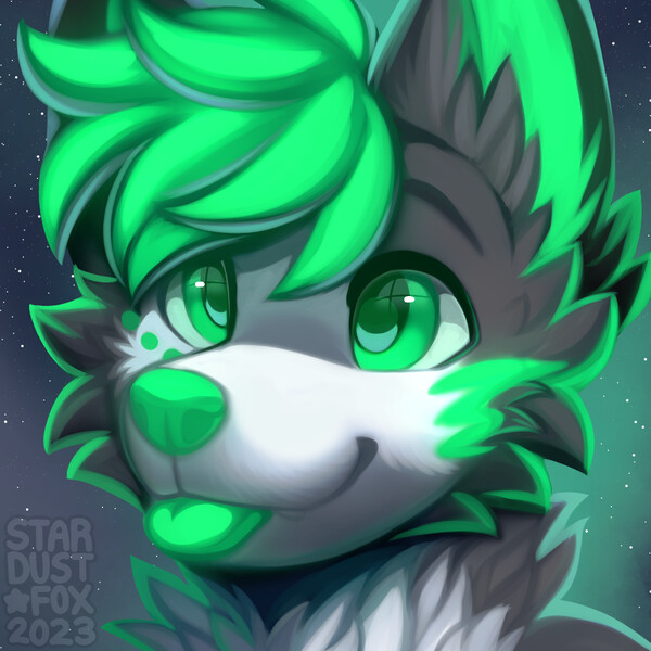 Glow In the dark Green Furry Face – Let Victoria Make It