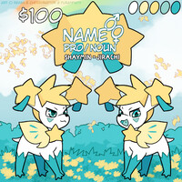 !! closed !! Shaymin x Jirachi Fusion Adopt