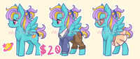 my little pony adopt - space cadette pegasus - OPEN ♡