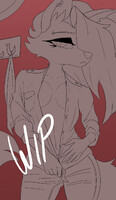 WIP Loona trying some new clothes.