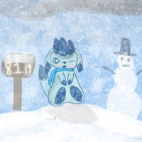 Old glaceon 2019 day doodle