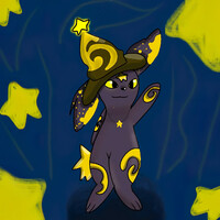 Random umbreon mage oc thing