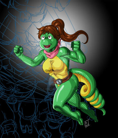 TMNT girls by joshdancato -- Fur Affinity [dot] net