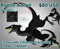 Raptor Girl Adopt! $80 USD (CLOSED)