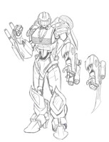 Commission sketch - Chromia