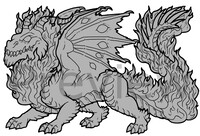 Demonic Dragon Guardian Base (p2u)