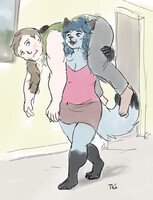 A cute strongman.