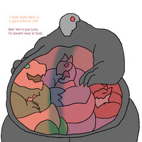 Chilling in Jayle's Belly