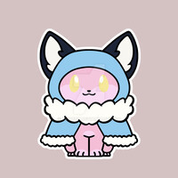 Furry Poncho - Cute cat