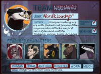 Artfight 2023, team werewolves