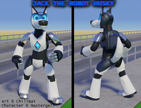 Jack the Robot Husky (gift art for Masterge77)