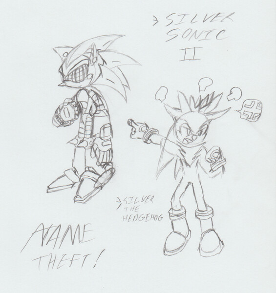 Silver Sonic Mk 3 rebuilt by Angel85 -- Fur Affinity [dot] net