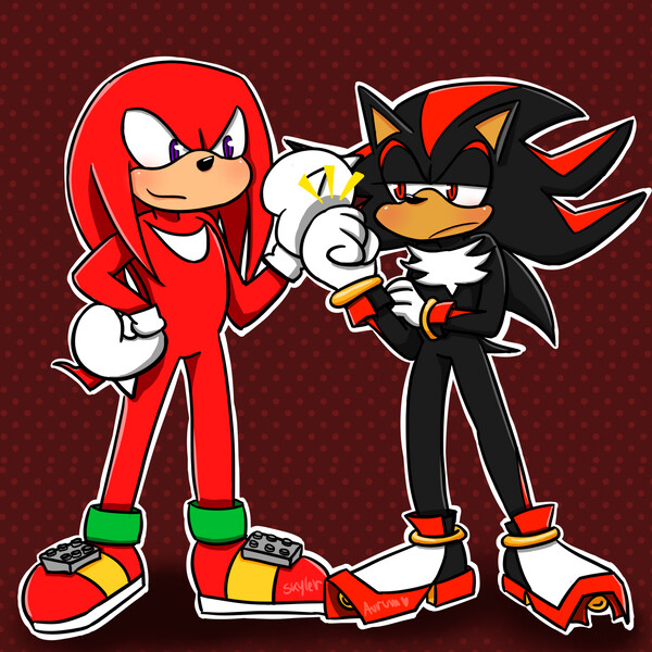 Sonic - Mephiles, Silver, Shadow and Knuckles by KyuuketsukiVentus -- Fur  Affinity [dot] net