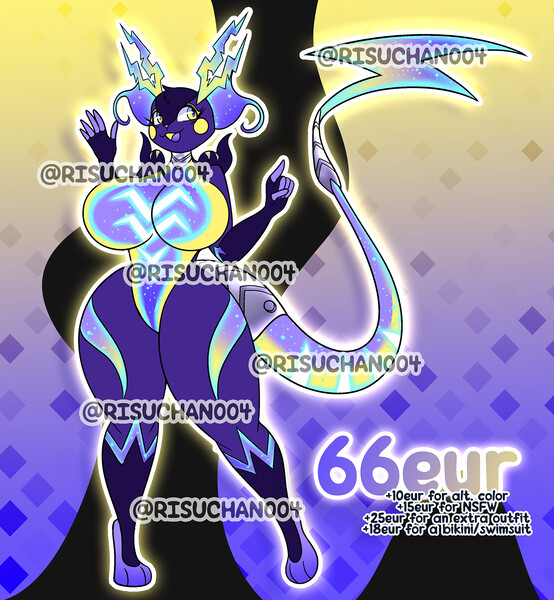 ⚡️ CLOSED - Zekrom x Miraidon FUSION ADOPT by risuchan004 -- Fur Affinity  [dot] net