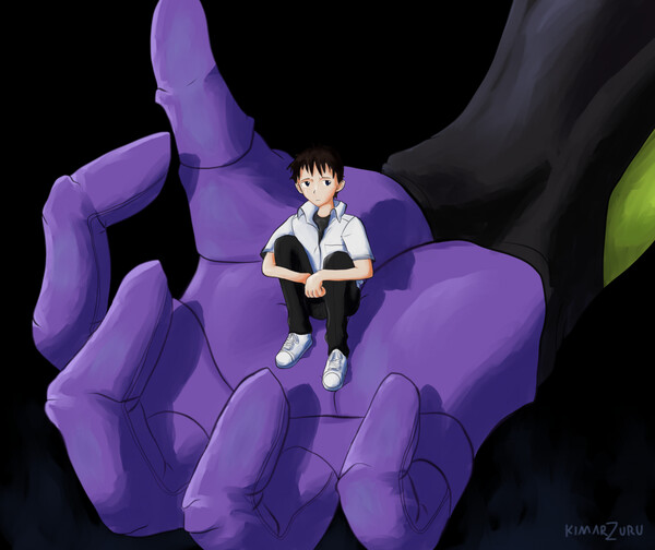 Neon Genesis Evangelion Card 20 Shinji Asuka SEGA BANDAI