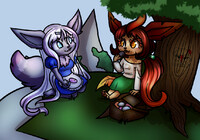 Rosa and Athene Picnic!