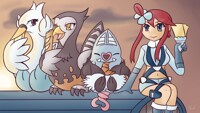 Unova Starters by Dragomew -- Fur Affinity [dot] net