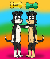 Bobby and Lindo the dog bros