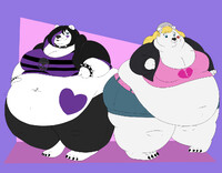 Fat polar bear gals